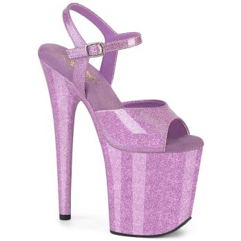 Extreme Platform Heels FLAMINGO-809GP - Glitter Lavender