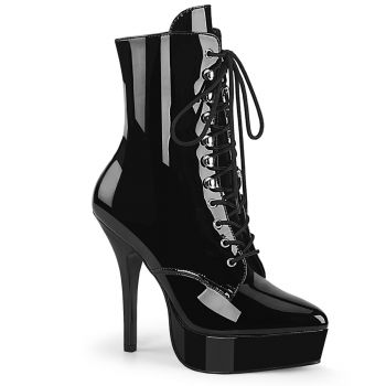 Platform Ankle Boots INDULGE-1020 - Patent Black