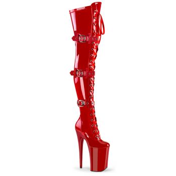 Extreme Platform Heels INFINITY-3028 - Patent Red