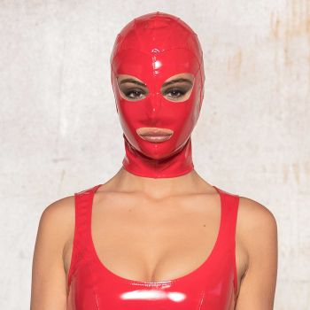 GIVRE Fetish Mask - Vinyl Red