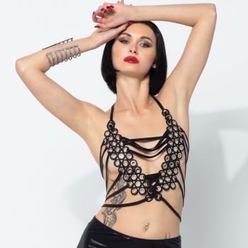 Top made of Straps and Eyelets PALOMBE