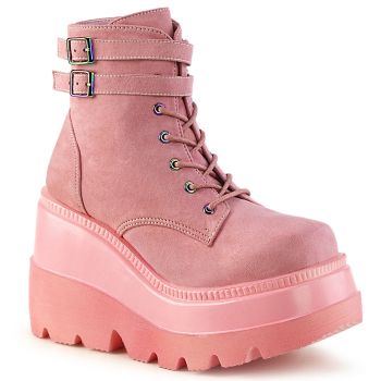 Platform Ankle Boots SHAKER-52 - Baby Pink