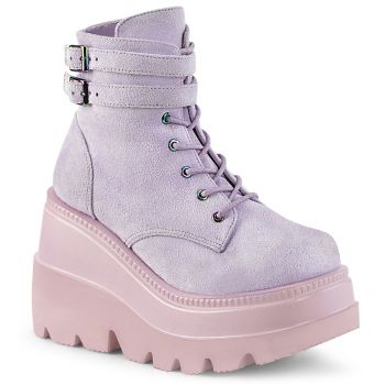 Platform Ankle Boots SHAKER-52 - Lavender