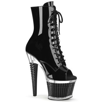 Platform Ankle Boots SPECTATOR-1021 - Patent Black