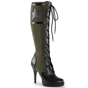 Knee Boot ARENA-2022 - Olive-Green