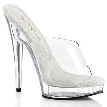 High Heels Slide SULTRY-601 - Clear