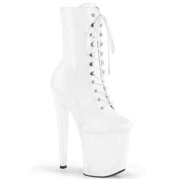 Extreme Platform Heels XTREME-1020 - Patent White
