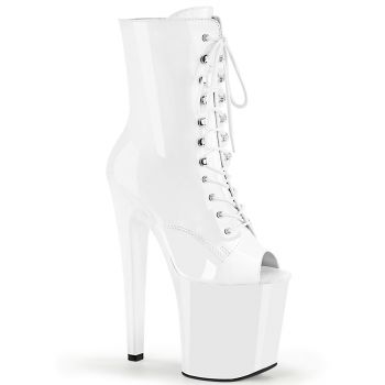 Extreme Platform Heels XTREME-1021 - Patent White