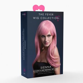 Longhair Wig SIENNA - Pastel Pink