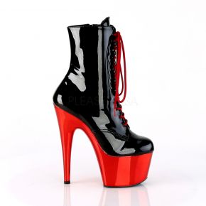 Platform Ankle Boots ADORE-1020 - Black/Red