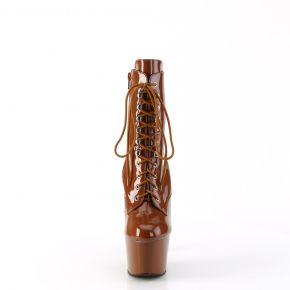 Platform Ankle Boots ADORE-1020 - Patent Caramel