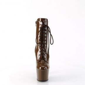 Platform Ankle Boots ADORE-1020 - Patent Mocha