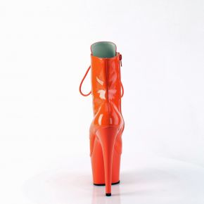 Platform Ankle Boots ADORE-1020 - Patent Orange
