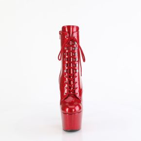 Platform Boots ADORE-1020GP - Glitter Ruby Red