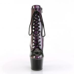 Platform Ankle Boots ADORE-1020SHG - Purple/Olive