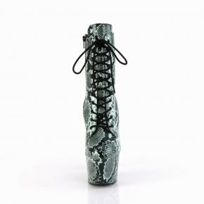 Snake Print Boots ADORE-1020SPWR -  Mint