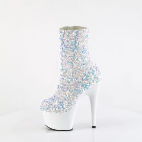 Platform Ankle Boots ADORE-1042SQ - White