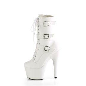 Platform Ankle Boots ADORE-1043 - PU White