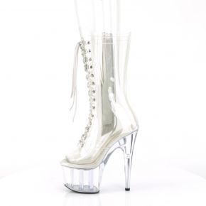 Platform Ankle Boots ADORE-1050C - Clear/Clear