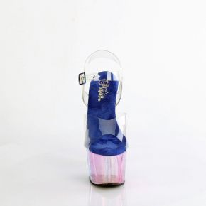 Platform Sandal ADORE-708HT - Blue Holographic