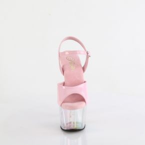 Platform Sandal ADORE-709HT - Baby Pink Holographic