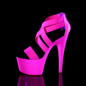 Platform High Heels ADORE-769UV - Neon Pink