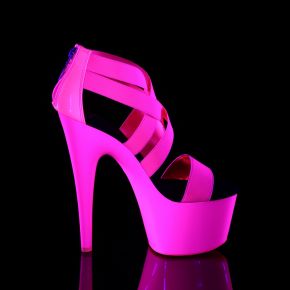 Platform High Heels ADORE-769UV - Neon Pink