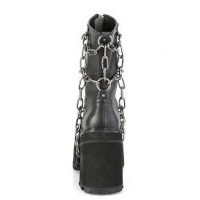 Gothic Ankle Boots ASSAULT-66 - Black
