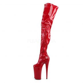 Extreme Plateau Heels BEYOND-4000 - Patent Red