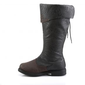 Pirate Boots CAPTAIN-110 - Black/Brown