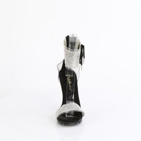 High-Heeled Sandal CHIC-47 - Black/Clear