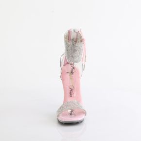 High-Heeled Sandal CHIC-47 - Baby Pink/Clear