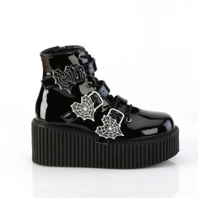 Ankle Boots CREEPER-260 - Patent Black