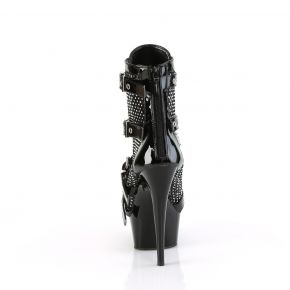 Platform Ankle Boots DELIGHT-1013RM - Patent Black