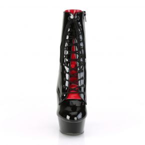 Platform Ankle Boots DELIGHT-1020FH - Patent Black