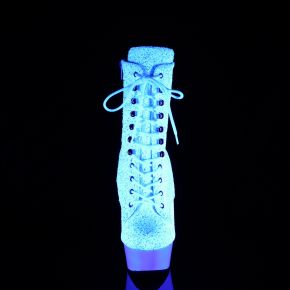 Platform Ankle Boots DELIGHT-1020LG - Neon White