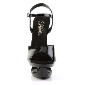 Platform Sandal ECLIPSE-609 - Patent Black