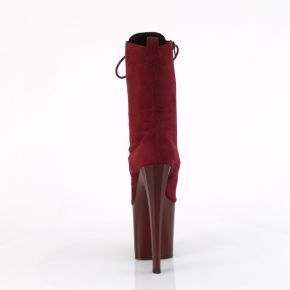 Platform Ankle Boots ENCHANT-1040 - Burgundy