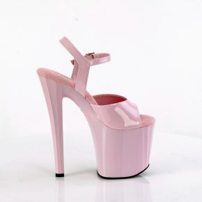 Platform High Heels ENCHANT-709 - Patent Baby Pink