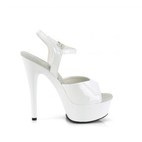 Platform High Heels EXCITE-609 - Patent White
