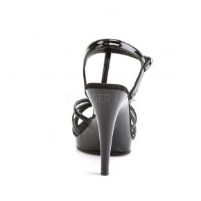 High-Heeled Sandal FLAIR-420 - Patent Black