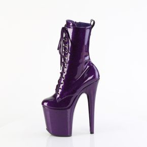 Platform Ankle Boots FLAMINGO-1040GP - Purple