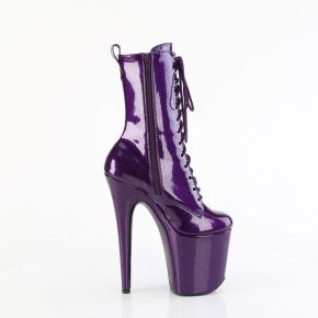Platform Ankle Boots FLAMINGO-1040GP - Purple