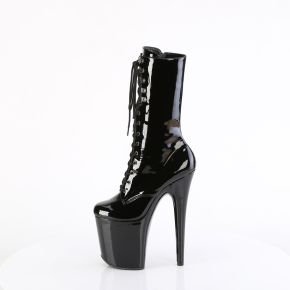 Extreme Platform Heels FLAMINGO-1054 - Patent Black