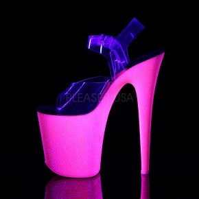 Extreme Platform Heels FLAMINGO-808UVG -  Neon Pink