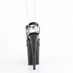 Extreme Platform Heels FLAMINGO-824 - Patent Black