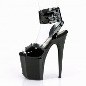 Extreme Platform Heels FLAMINGO-891 - Patent Black