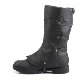 Pirate Boots GOTHAM-105 - PU Black