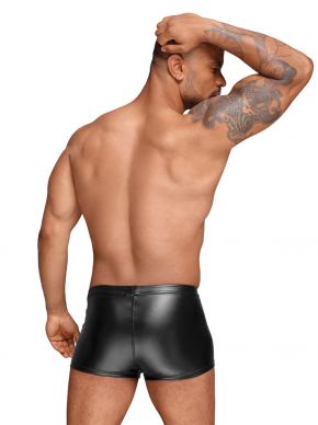 Powerwetlook Boxer Shorts H054 - Black