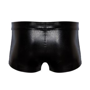 Snake Faux Leather Boxer Shorts H069